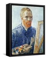 Self-Portrait in front of the Easel, c.1888-Vincent van Gogh-Framed Stretched Canvas