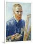 Self-Portrait in front of the Easel, c.1888-Vincent van Gogh-Framed Giclee Print