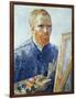 Self-Portrait in front of the Easel, c.1888-Vincent van Gogh-Framed Giclee Print