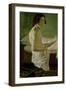 Self Portrait in Front of the Easel, circa 1828-Victor Emil Janssen-Framed Giclee Print