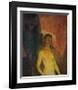 Self Portrait in Hell-Edvard Munch-Framed Premium Giclee Print
