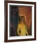 Self Portrait in Hell-Edvard Munch-Framed Premium Giclee Print