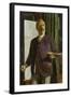 Self Portrait in His Studio, 1893-Arnold Böcklin-Framed Giclee Print