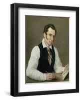 Self Portrait in Peter Prison, 1836-Nikolai Alexandrovich Bestuzhev-Framed Giclee Print