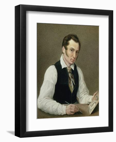 Self Portrait in Peter Prison, 1836-Nikolai Alexandrovich Bestuzhev-Framed Giclee Print