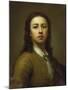 Self-Portrait in Red Coat, 1744-Anton Raphael Mengs-Mounted Giclee Print