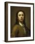 Self-Portrait in Red Coat, 1744-Anton Raphael Mengs-Framed Giclee Print