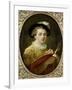 Self Portrait in Renaissance Costume-Jean-Honoré Fragonard-Framed Giclee Print