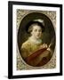 Self Portrait in Renaissance Costume-Jean-Honoré Fragonard-Framed Giclee Print