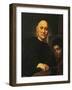 Self-Portrait in the Act of Painting, 1732-Giuseppe Ghislandi-Framed Giclee Print