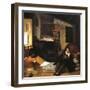 Self-Portrait in the Attic, 1807-Tommaso Minardi-Framed Giclee Print