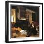 Self-Portrait in the Attic, 1807-Tommaso Minardi-Framed Giclee Print