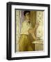 Self Portrait in the Bird Room, 1952-Peter Samuelson-Framed Giclee Print