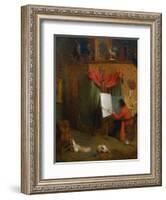 Self Portrait in the Studio-William Holbrook Beard-Framed Giclee Print