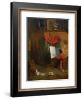 Self Portrait in the Studio-William Holbrook Beard-Framed Giclee Print