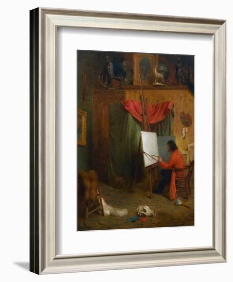 Self Portrait in the Studio-William Holbrook Beard-Framed Giclee Print