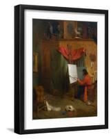 Self Portrait in the Studio-William Holbrook Beard-Framed Giclee Print