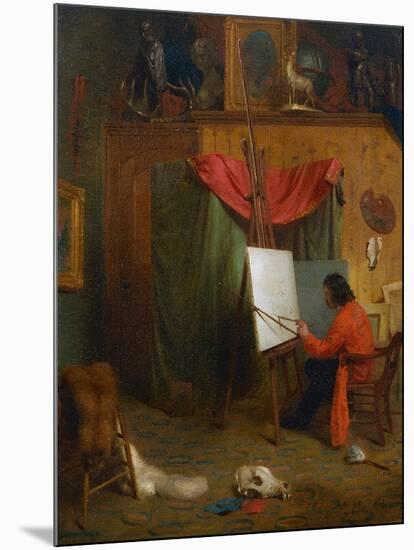 Self Portrait in the Studio-William Holbrook Beard-Mounted Giclee Print