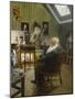 Self portrait in the studio-Harriet Backer-Mounted Giclee Print