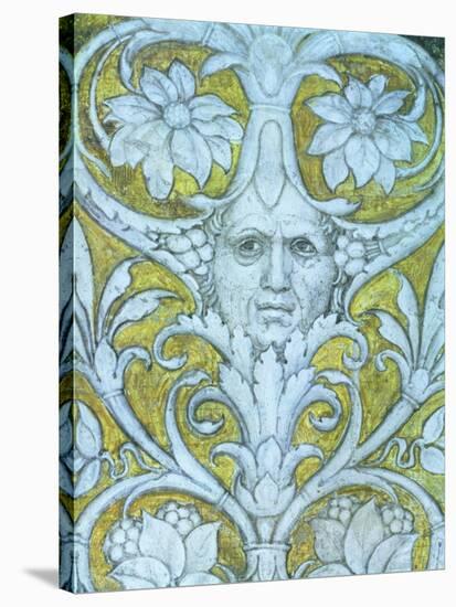 Self Portrait Incorporated into the Decorative Frieze of the Camera Degli Sposi or Camera Picta-Andrea Mantegna-Stretched Canvas