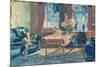 Self-Portrait: Interior of my New York Apartment, 1927-George Luks-Mounted Giclee Print