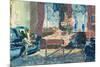 Self-Portrait: Interior of My New York Apartment. Dated: 1927. Dimensions: sheet: 35.88 × 51.12 ...-George Luks-Mounted Poster