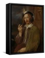 Self-Portrait, Jan Davidsz. De Heem.-Jan Davidsz de Heem-Framed Stretched Canvas