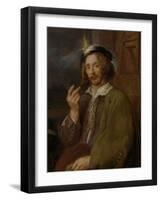 Self-Portrait, Jan Davidsz. De Heem.-Jan Davidsz de Heem-Framed Art Print