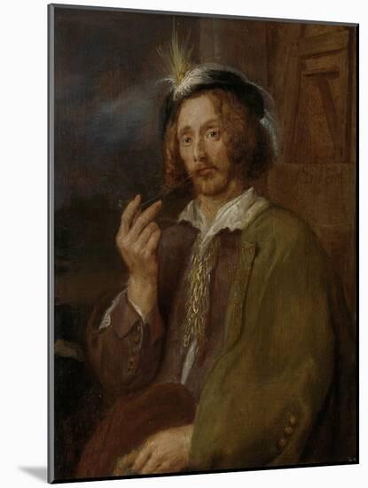 Self-Portrait, Jan Davidsz. De Heem.-Jan Davidsz de Heem-Mounted Art Print