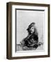 Self Portrait Leaning on a Stone Sill, 1639-Rembrandt van Rijn-Framed Giclee Print