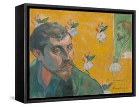Self Portrait, Les Miserables,1888-Paul Gauguin-Framed Stretched Canvas