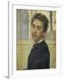 Self-Portrait, Madrid 1878-Ferdinand Hodler-Framed Giclee Print