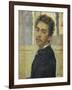 Self-Portrait, Madrid 1878-Ferdinand Hodler-Framed Giclee Print