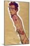 Self Portrait Nude, 1910-Egon Schiele-Mounted Giclee Print