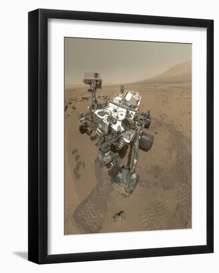 Self-Portrait of Curiosity Rover in Gale Crater on the Surface of Mars-null-Framed Premium Photographic Print