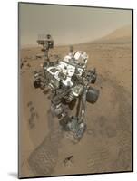 Self-Portrait of Curiosity Rover in Gale Crater on the Surface of Mars-null-Mounted Photographic Print