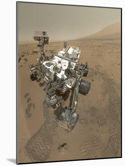 Self-Portrait of Curiosity Rover in Gale Crater on the Surface of Mars-null-Mounted Photographic Print