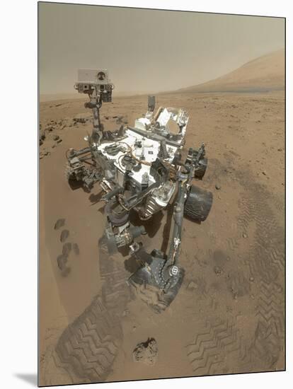 Self-Portrait of Curiosity Rover in Gale Crater on the Surface of Mars-null-Mounted Photographic Print