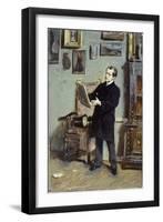 Self-Portrait of Giovanni Boldini Looking at a Picture, Ca 1865-Giovanni Boldini-Framed Giclee Print