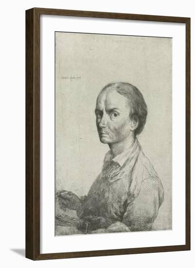 Self Portrait of Jean Pierre Norblin de la Gourdaine-Jean Pierre Norblin-Framed Giclee Print