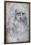 Self Portrait of Leonardo Da Vinci, C1512-1515-Leonardo da Vinci-Framed Giclee Print