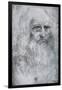 Self Portrait of Leonardo Da Vinci, C1512-1515-Leonardo da Vinci-Framed Giclee Print