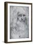 Self Portrait of Leonardo Da Vinci, C1512-1515-Leonardo da Vinci-Framed Giclee Print