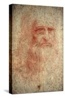 Self Portrait of Leonardo Da Vinci, Italian Painter, Sculptor, Engineer and Architect, C1513-Leonardo da Vinci-Stretched Canvas