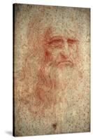 Self Portrait of Leonardo Da Vinci, Italian Painter, Sculptor, Engineer and Architect, C1513-Leonardo da Vinci-Stretched Canvas