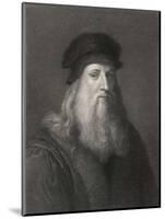 Self-Portrait of Leonardo da Vinci-Raffaelle Morghen-Mounted Photographic Print