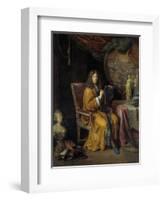 Self Portrait of Pierre Mignard-null-Framed Giclee Print