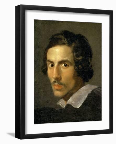 Self Portrait of the Artist in Middle Age-Giovanni Lorenzo Bernini-Framed Giclee Print