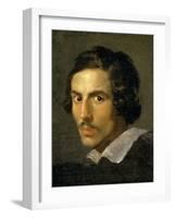 Self Portrait of the Artist in Middle Age-Giovanni Lorenzo Bernini-Framed Giclee Print