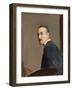 Self-Portrait of the Artist (Oil on Canvas)-George Spencer Watson-Framed Giclee Print